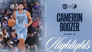 Cameron Boozer Highlights vs. Sacramento Kings