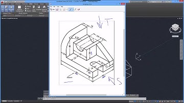 Beginner Tutorial 4 - Autodesk AutoCad 2016 - Designing Isometric Objects