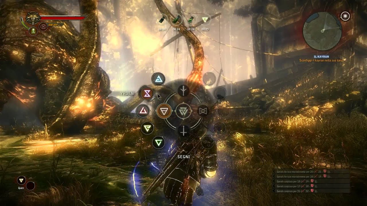 Witcher 2 - Kayran boss - Dark mode difficulty. 1080p ultra settings.