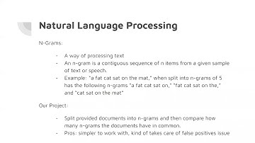 Group 29 Plagiarism Checker CSE 143 Final Project User Guide Video 2020