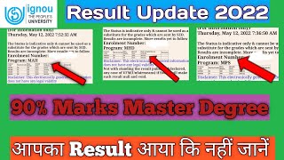 IGNOU Results Update 2022 IGNOU Result IGNOU December 2021 Result Update IGNOU MA Result Update 2022