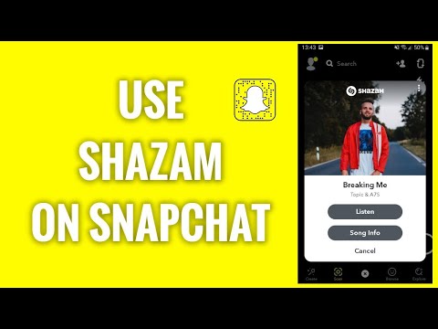 Snapchat에서 Shazam을 사용하고 재생 중인 노래를 확인하는 방법