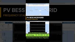 PV BESS MICROGRID FREQUENCY STABILIZATION #Electrical #Simulation #Assignment #electricalengineering