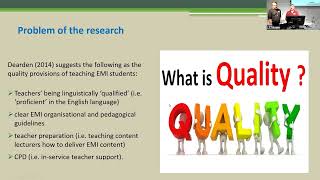 EAP educators' perceptions of the requisite teaching qualifications in EMI context