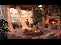 Someone Built A Library By The Ocean Waves Crackling Fire For Deep Sleep 