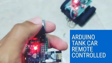 Remote Controlled (RC) Tank Using Arduino | Project Factory