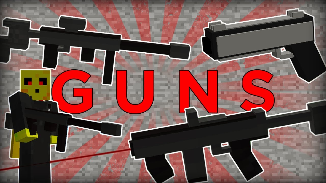 Minecraft Gun Command 3d Machine Gun And Rifle Cimap Minecraft