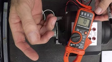 Testing a single phase motor.