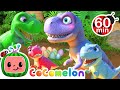 Ten Little Dinos | Learn to Count | CoComelon Nursery Rhymes & Kids Songs