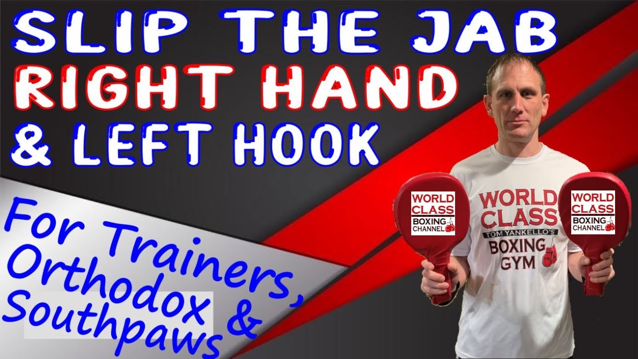 Teaching the Fighter to Slip the Jab Right Hand and Left Hook