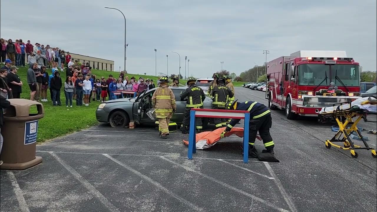 2022 ICHS Post Prom Car Accident Demonstration YouTube