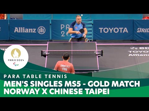 <strong>NORWAY</strong> X CHINESE TAIPEI - Men&amp;#39;s Singles MS5 Gold Match | Para Table Tennis - <strong>Paris</strong> 2024 Paralympics