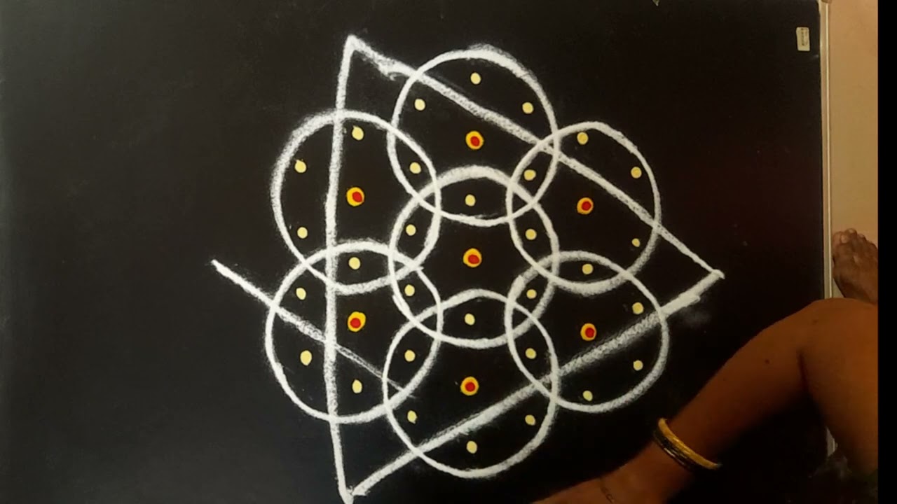 எளிமையான அழகான புள்ளி கோலங்கள் /Tamilan tips channel 