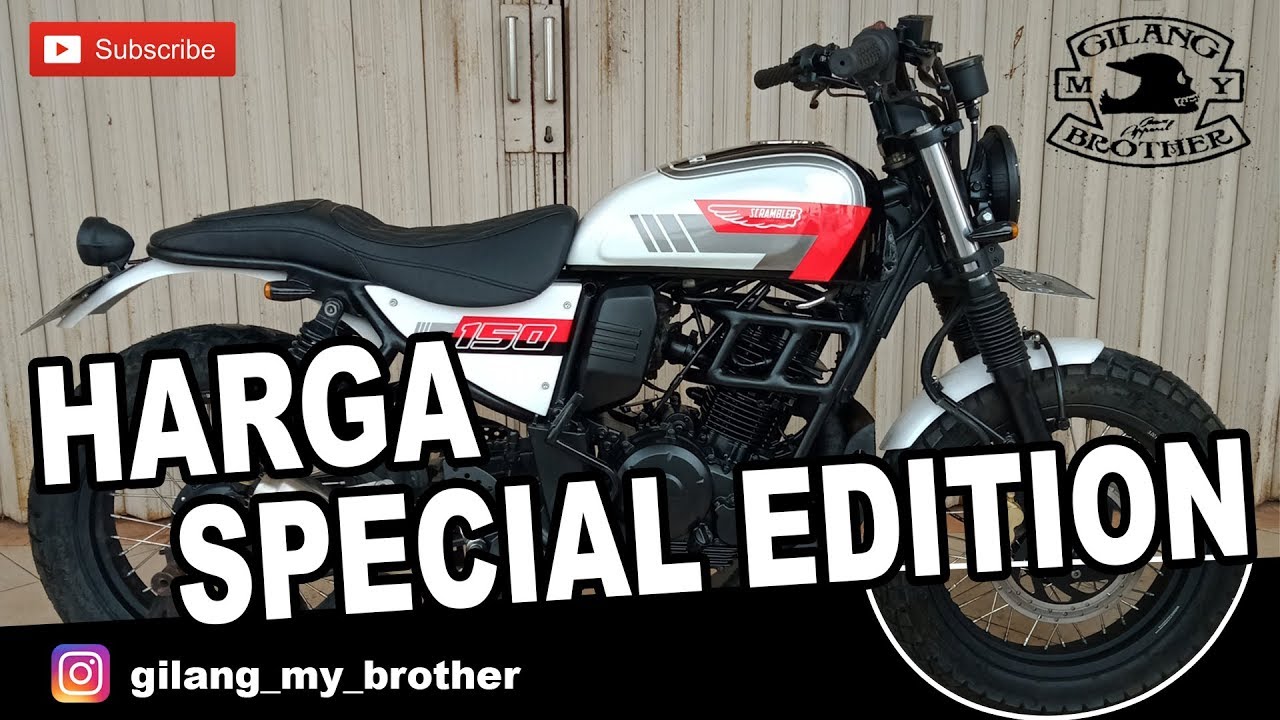 MOTOR JUALAN GUE YAMAHA BYSON CUSTOM SCRAMBLER GILANG MY BROTHER YouTube