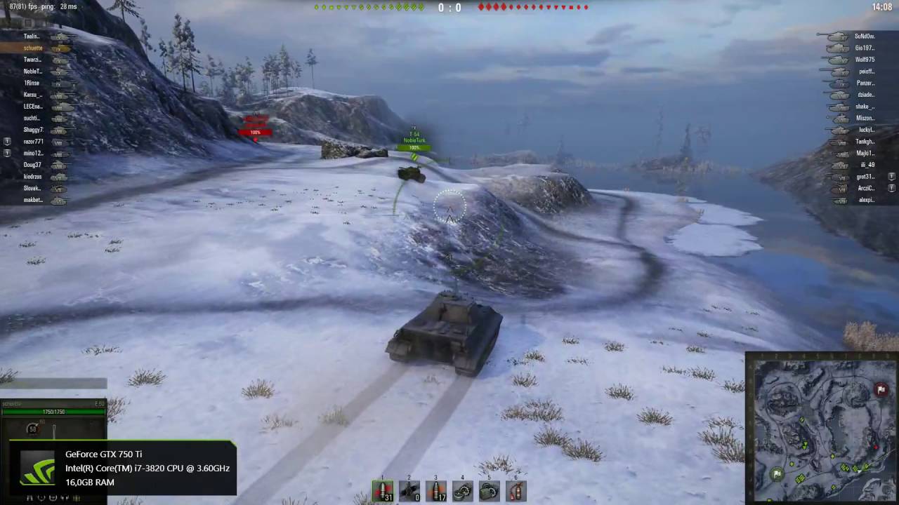 WOT Polargebiet E50 -Seitenhieb