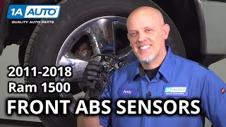 How to Replace Front ABS Sensors 2011-2018 Ram 1500