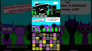 BLACK bs DURPLE⚫️🟣Tricky Sprunki Character Elimination Quiz 👾➗ | #shorts #sprunkigame #mathgames