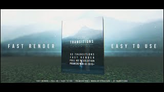 Clean Transitions Pack v2 Premiere Pro Templates
