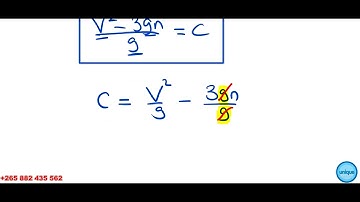 Form 3 Maths - Changing the subject of formula