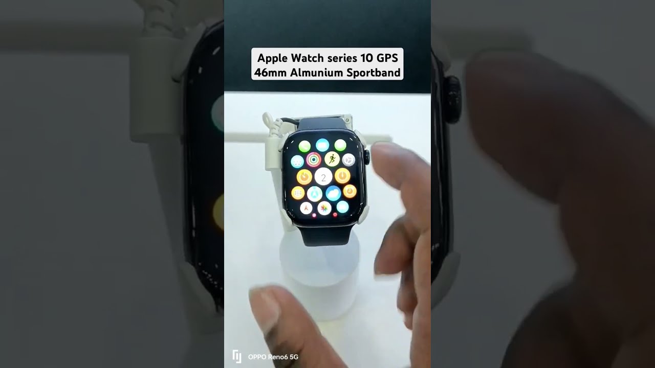 Apple Watch Series 10 GPS 46 Mm Aluminum Sport Band Applewatch Applewatch10 Shorts Youtubeshorts