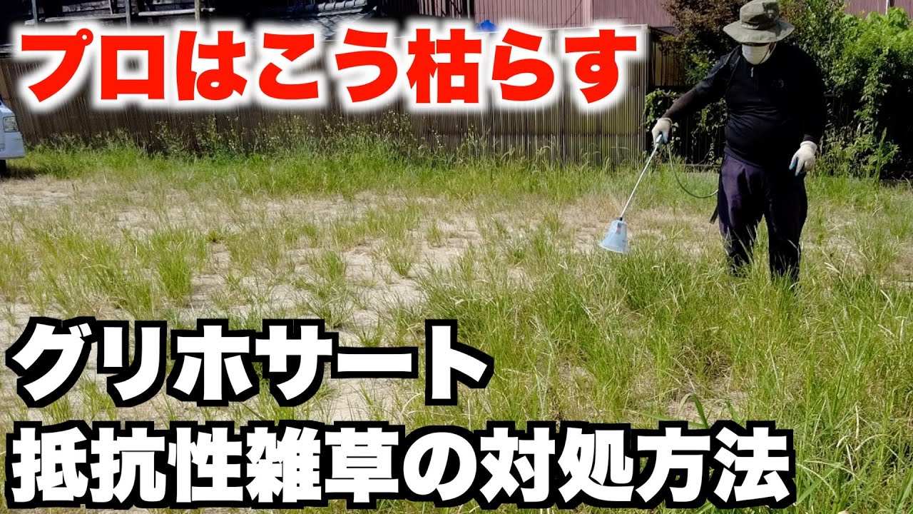 【除草剤】抵抗性を付けさせない為にローテーション散布