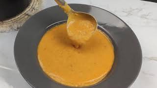 حساء العدس على الطريقة التركية سهلة : في دقائق