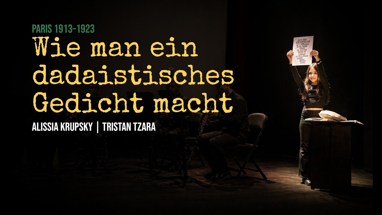 Paris 1913–1923 | Wie man ein dadaistisches Gedicht macht | Tristan Tzara