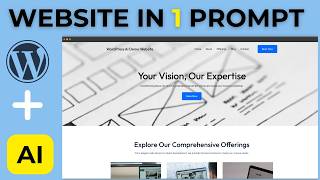 How to Make a WordPress Website with AI (1 Prompt)