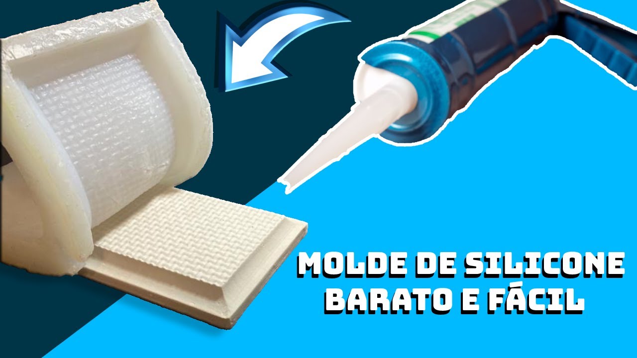Molde de silicone para tijolo de gesso !!