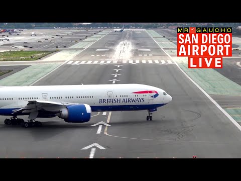 馃敶 SAN DIEGO AIRPORT LIVE PLANE SPOTTING | 07/17/25