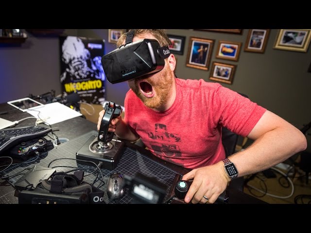 Testing the Oculus Rift Development Kit 2: Game Demos - YouTube