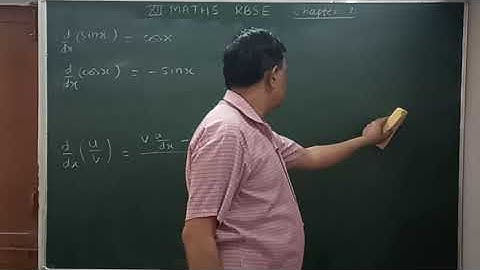 Class 12 rbse solutions maths chapter 7 example 1 / basic concepts and discussion / differential