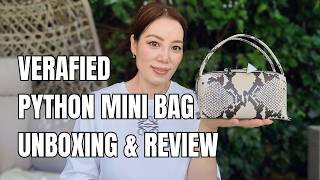VERAFIED Python CAFE Mini Bag Unboxing & Indepth Review plus What Fits 👜 + OOTDs