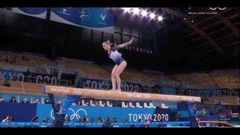 Sanne Wevers Beam qualification tokyo 2021