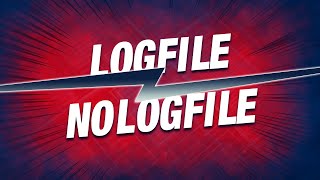 Qual a diferença entre LOGFILE e NOLOGFILE? screenshot 5