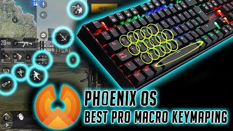 PhoenixOS Keymapping free fire 2021 Without Mouse problem And key mapping