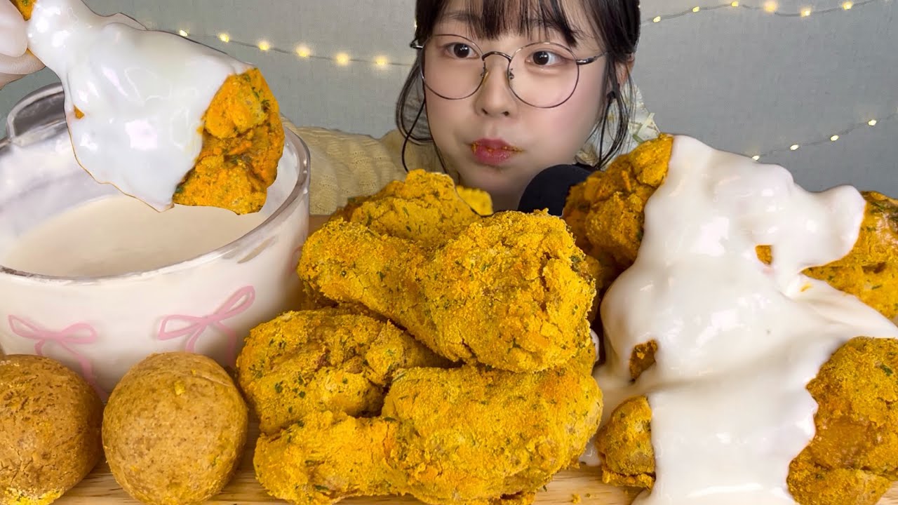 ENG) 뿌링클 닭다리 쌓아놓고 뿌링소스 듬뿍! 꿈에 그리던게 현실로,, MUKBANG ASMR CHICKEN