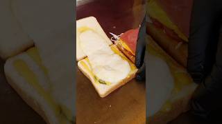 부산대 명물! 모짜렐라 치즈 토스트 / 3 Layers Of Mozzarella Cheese Toast - Korean Street Food