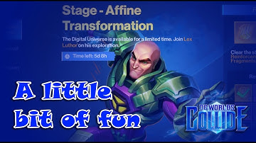 DC Worlds Collide - Digital Universe - Affine Transformation