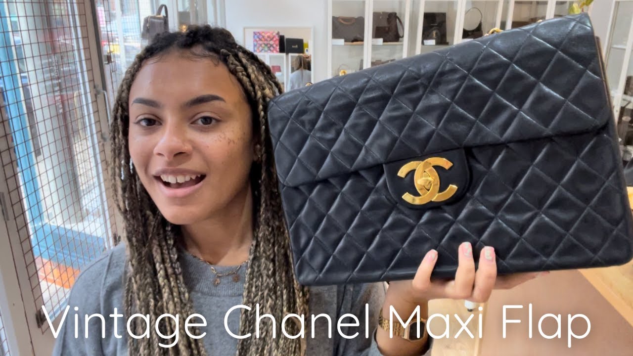 Vintage Chanel Maxi Classic Flap Review 