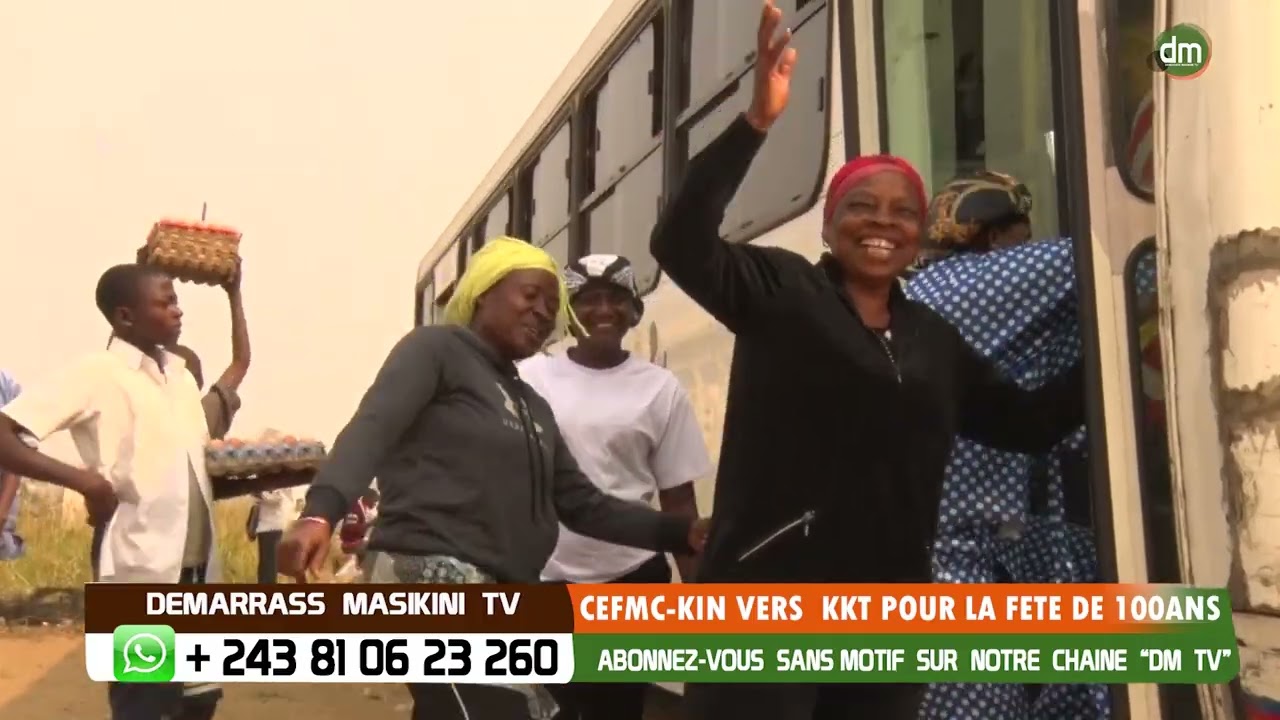 🎯CEFMC: LA 2ème DÉLÉGATION DES CEFMCiens KINSHASA POUR LA CÉLÉBRATION DES 100 ANS A KIKWIT ⛪