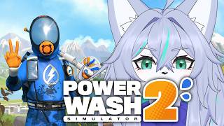 【PowerWash Simulator 2】#16 Wash再び【Vtuber/真咬ハチ】
