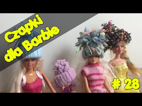 Jak zrobić czapkę dla lalki Barbie ? Hat for Barbie