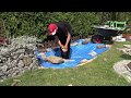 🦋 GARDEN 90 - Mini pond in 4 hours! - Jak powstaje oczko wodne w ogrodzie.