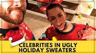 Celebrities in Ugly Holiday Sweaters | Ugly Christmas Sweaters