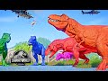 Invincible T-REX Brothers escape from cage 🌍 Jurassic World Evolution Dinosaurs Fighting !!!