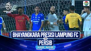 Bhayangkara Presisi Ldanung Fc Vs Persib Bandung  Hasil Pertandingan  Bri Super League 202526
