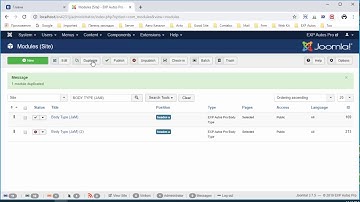EXP Autos Pro Joomla vehicle component - Standard Joomla CMS  modules translation.