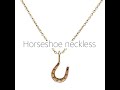 馬蹄（ホースシュー）レディースネックレス、k10ピンクゴールド　 by名古屋は栄のメンズアクセサリーショップドクターモンロー