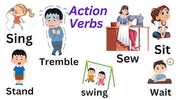 Learn Action Verbs | Super Common Verb Forms (V1, V2, V3) For Fluent In English